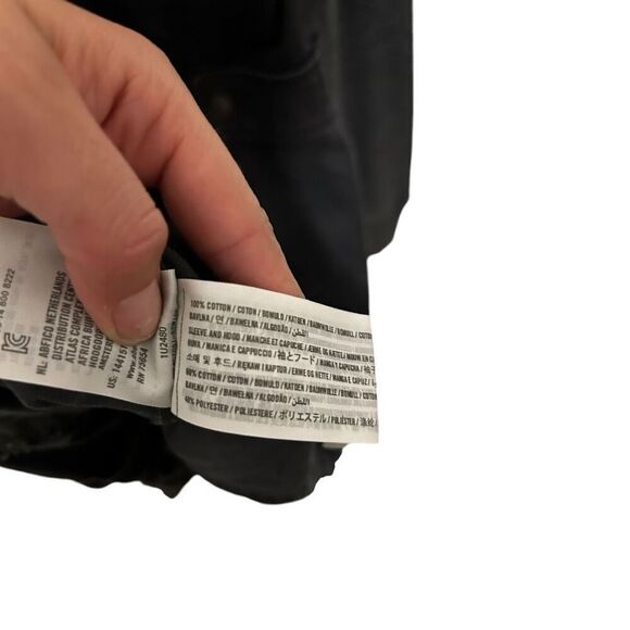 Abercrombie Spacedye Gray Black Contrast Utility military Size M - Picture 11 of 14